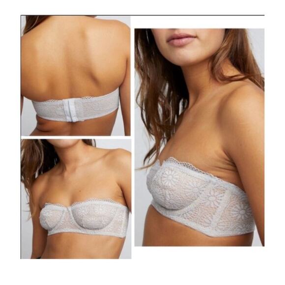 NWT FREE PEOPLE Starla Strapless Convertible Bra 32B - Picture 1 of 3